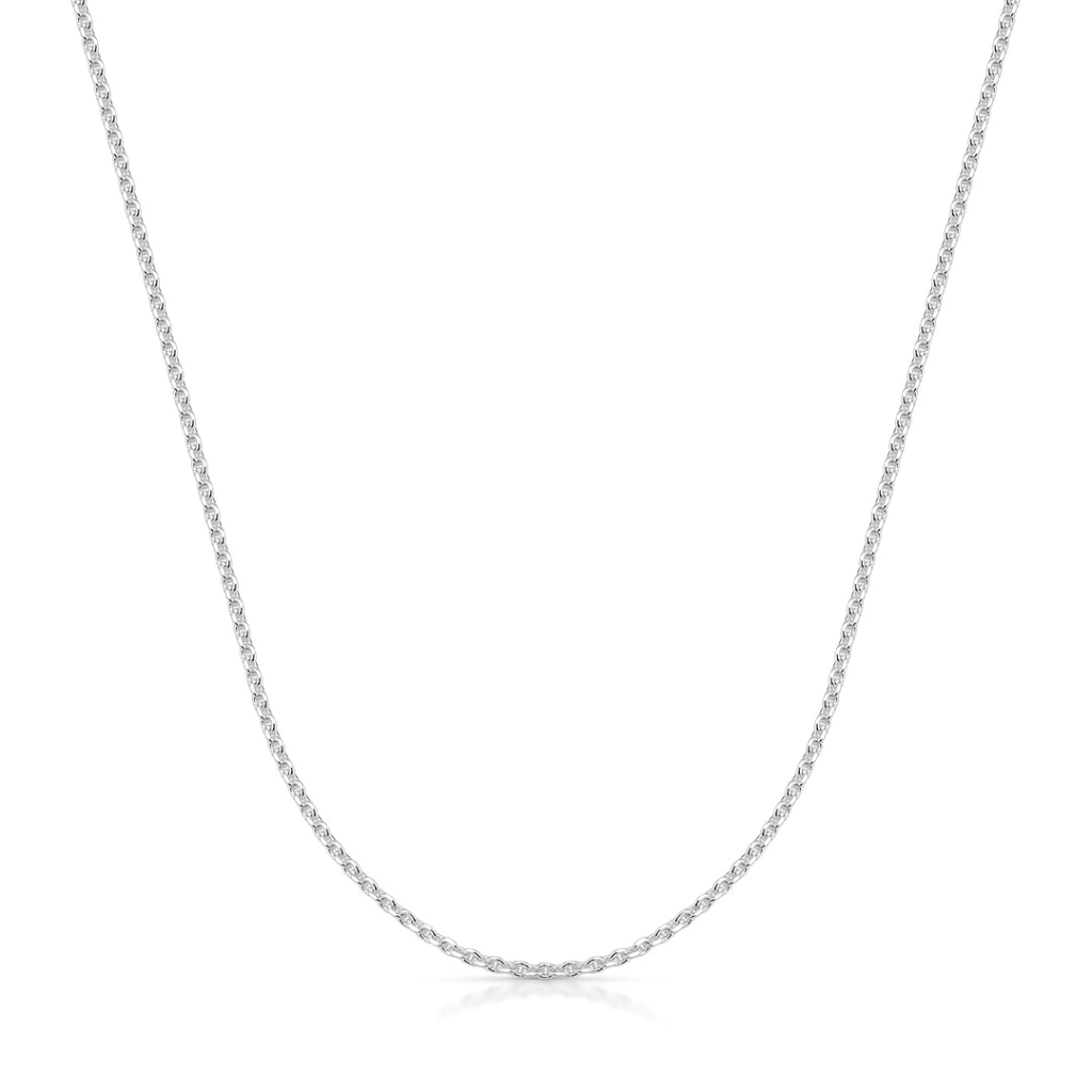 Colar de Prata Cadeado Fio 030